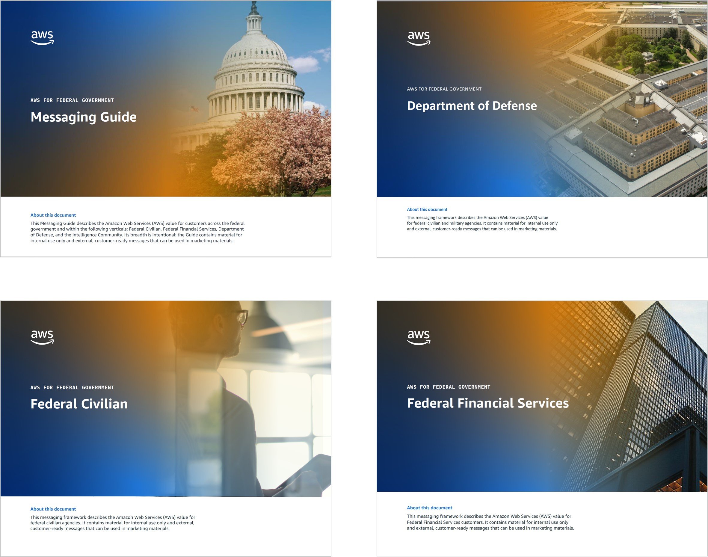 AWS Federal Messaging Guides